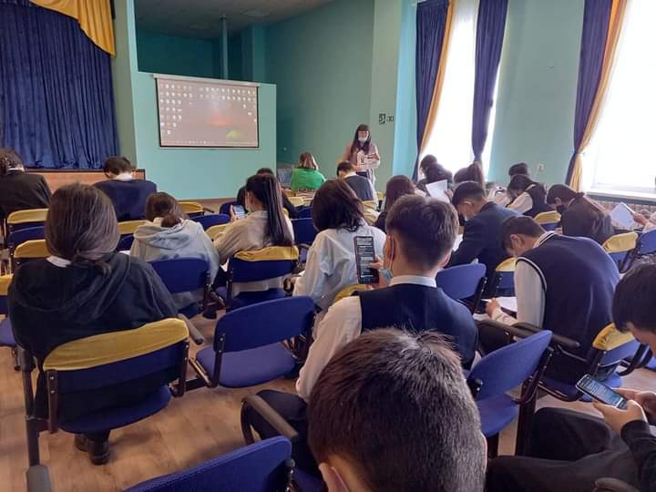 ҚАЕУ униварситетімен кездесу.