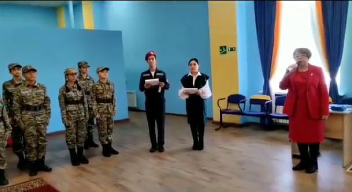 Тәуелсіздік күніне орай жас сарбаздардың ант қабылдау рәсімі ұйымдастырылды.