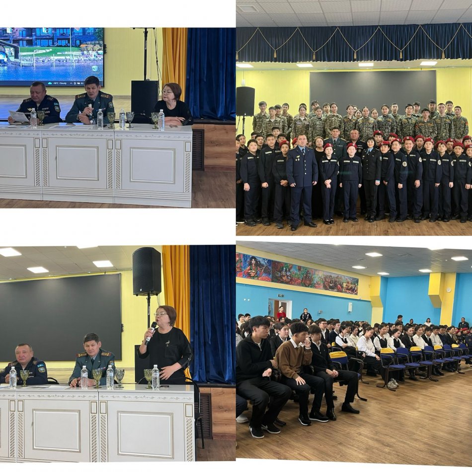 10-11 сынып оқушыларымен кездесу өткізді